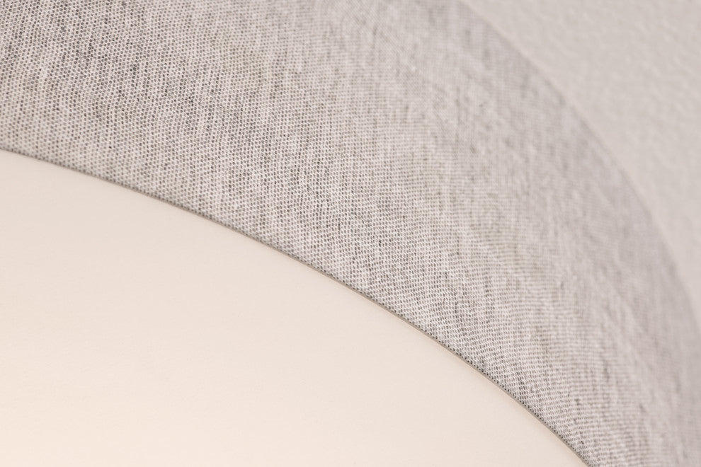 Montclair 12'' Fixture Light, Gray, Flush Mount