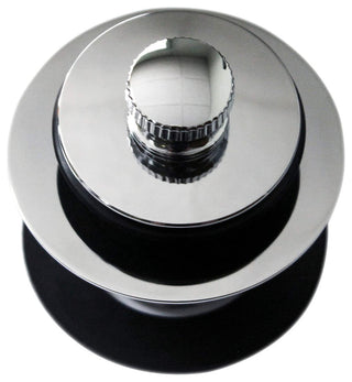 Direct Connect Overflow With Tip-Toe Trim And 2-Hole Overflow Cover, Polished Chrome