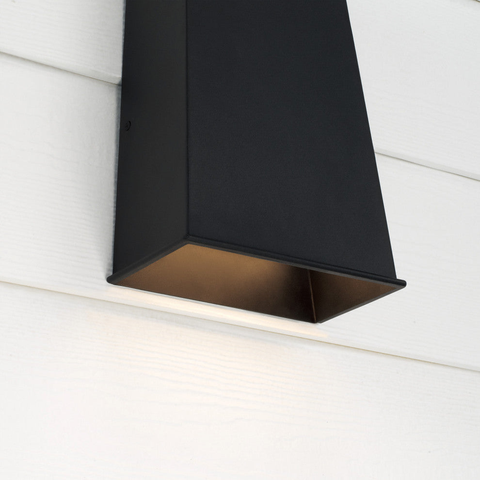 Capital Lighting 955012-LD Ansel 13" Tall LED Outdoor Wall Sconce - Black
