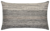 Textured Grigio Lumbar Indoor/Outdoor Performance Pillow, 12"x20
