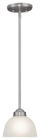 Somerset Mini Pendant, Brushed Nickel
