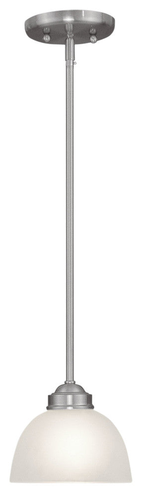 Somerset Mini Pendant, Brushed Nickel