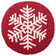 Snowflake Chair Pad