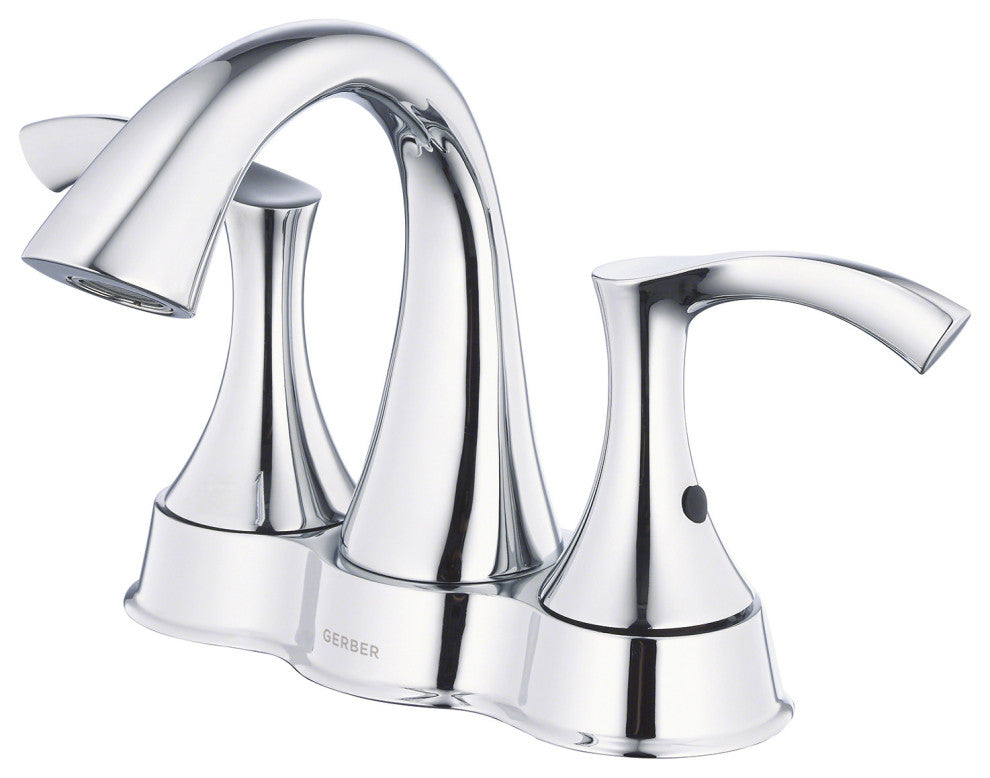 Antioch Two Handle Centerset Lavatory Faucet w/ 50/50 Touch Down Drain Chrome