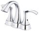 Antioch Two Handle Centerset Lavatory Faucet w/ 50/50 Touch Down Drain Chrome