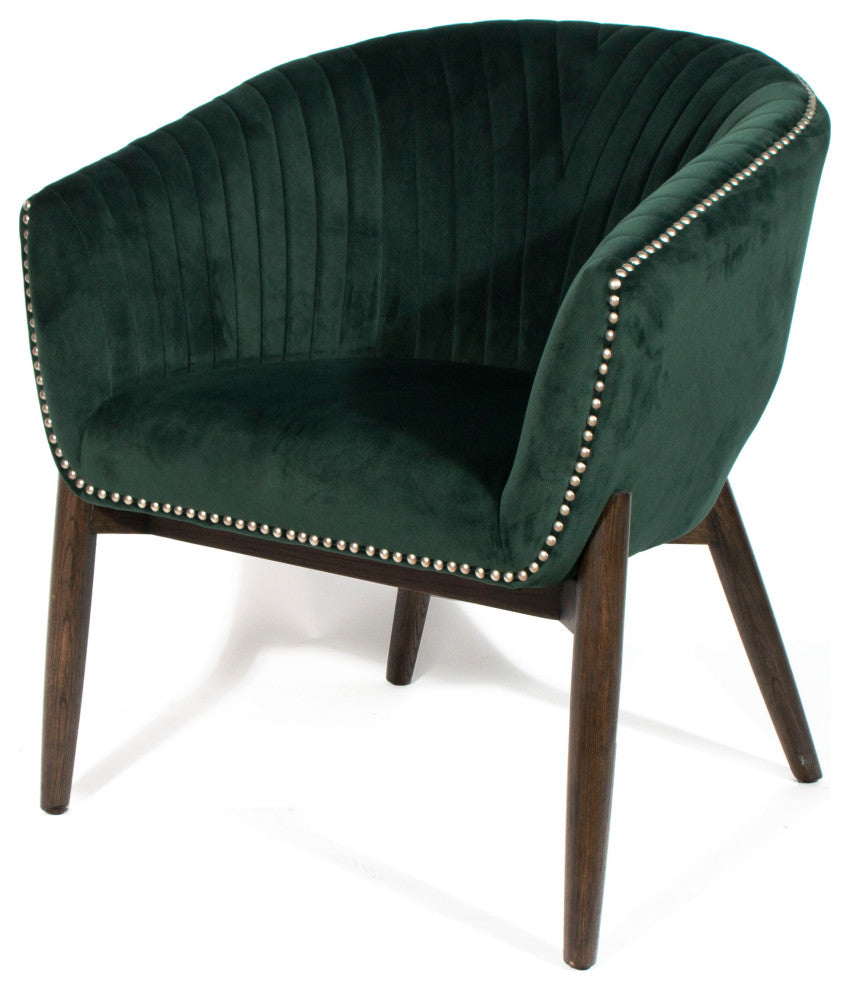Nadia Club Chair, Green