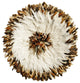 White and Natural Border Juju Hat Wall Art