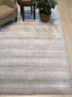 Ivory Transitional Stripe Boho Area Rug