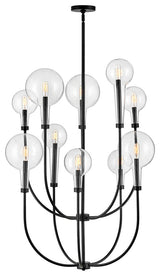Hinkley Alchemy Chandelier, Black, 10 Light