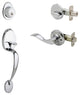 Active Handle Set, Waverlie Lever Interior Trim, Polished Stainless