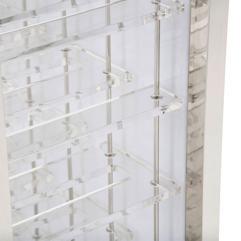 State St. Wine Bar Cabinet - Off White