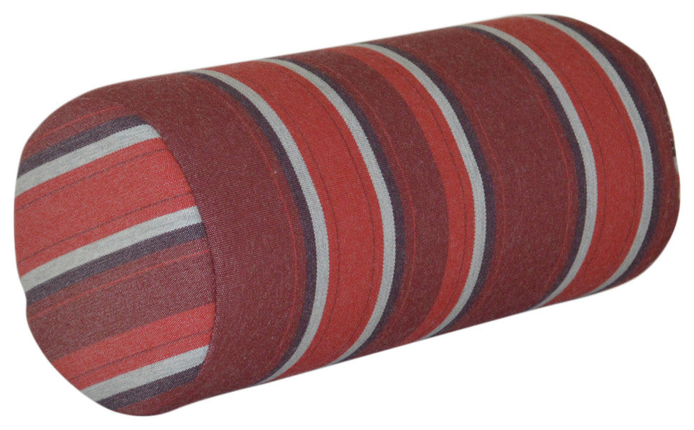New Hope Chair Head Pillow, Red Stripe