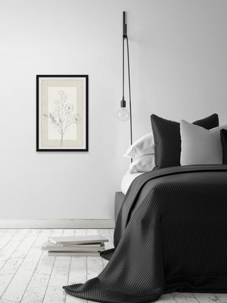 "Flower Line" Framed Painting Print, 8x12