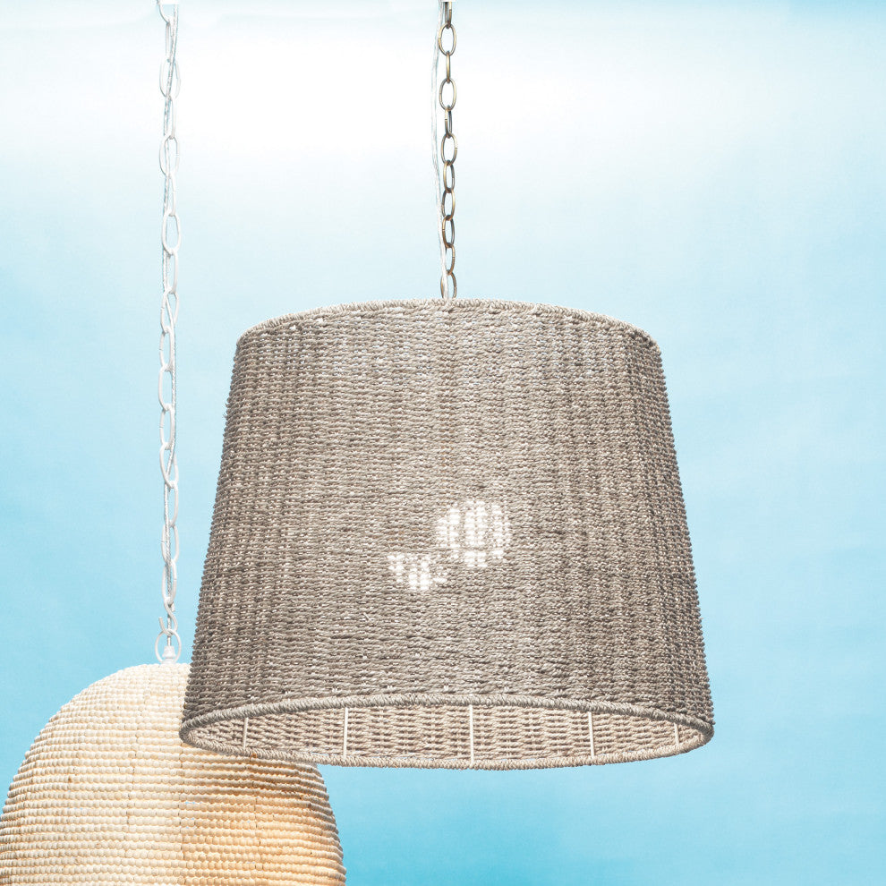 Willow Seagrass 2-Light Chandelier
