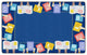Flagship Carpets VA484-44A 7'6"X12' Book Border Educational Rug