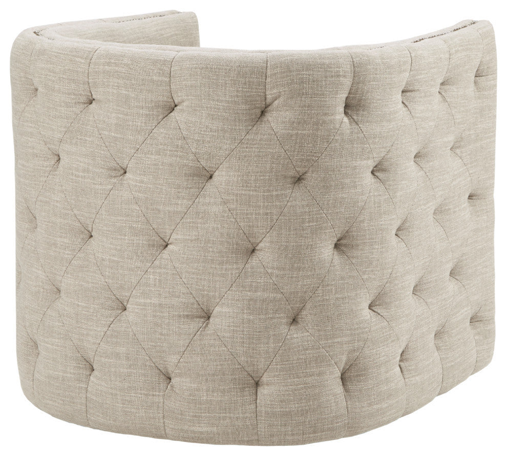 Madison Park Capstone Swivel Chair, Taupe