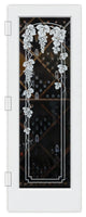 Wine Door - Vineyard Grapes Trellis - Primed - 32" x 96" - Book/Slab Door