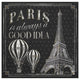 "Vive Paris V" Digital Paper Print by Janelle Penner, 42"x42"