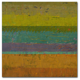 Michelle Calkins 'Chartreuse Line' Canvas Art, 18x18