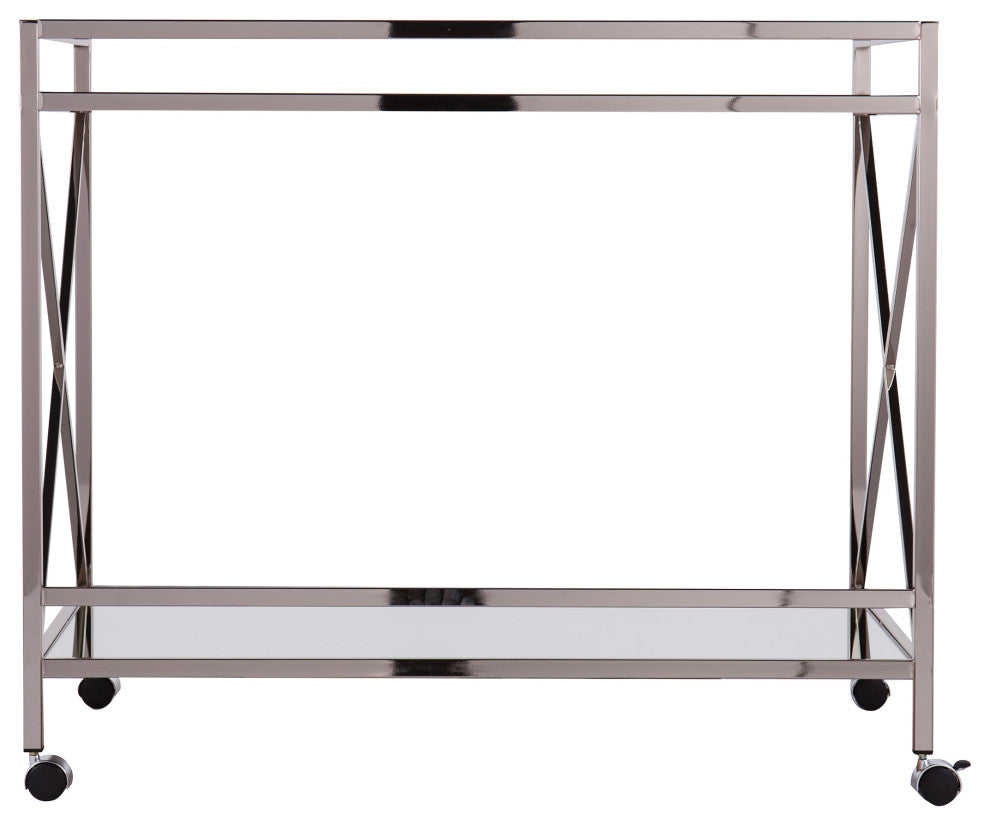 Crean Silver Bar Cart