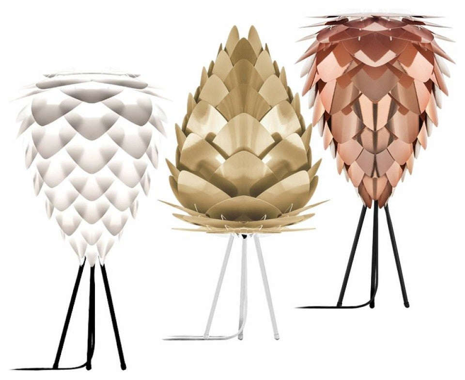 Conia 32" H Table Lamp, White/Copper