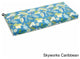 42"x19" Spun Polyester Loveseat Cushion, Skyworks Caribbean