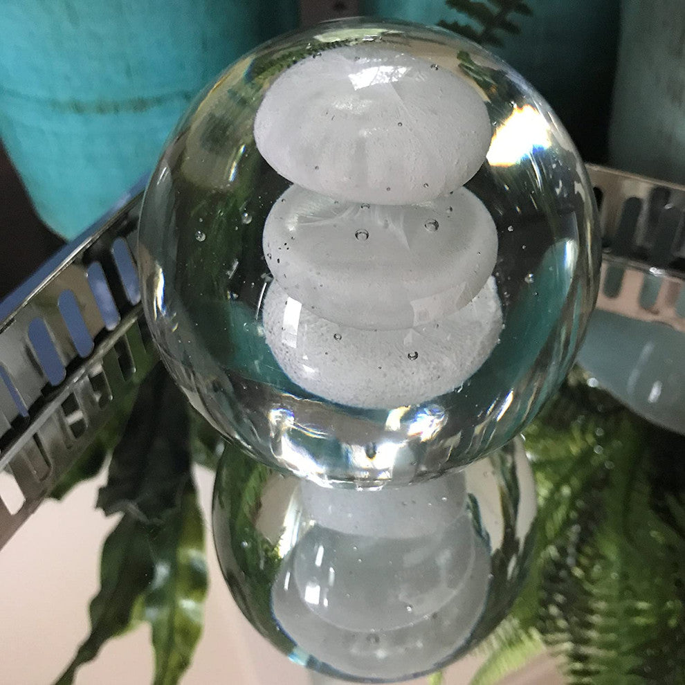 Crystal Clear Bubble Trio Paperweight, 3 1/2 x 3 1/2"