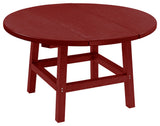 Captiva Casual 32" Round Table Top with 17" Legs, Red Rock