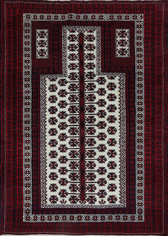 Ahgly Company Indoor Rectangle Mid-Century Modern Area Rugs, 7' x 10'