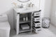 Home Living Single 36" Bathroom Vanity (Grey)
