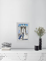 "Bridge Runway" Framed Painting Print, 20"x30"