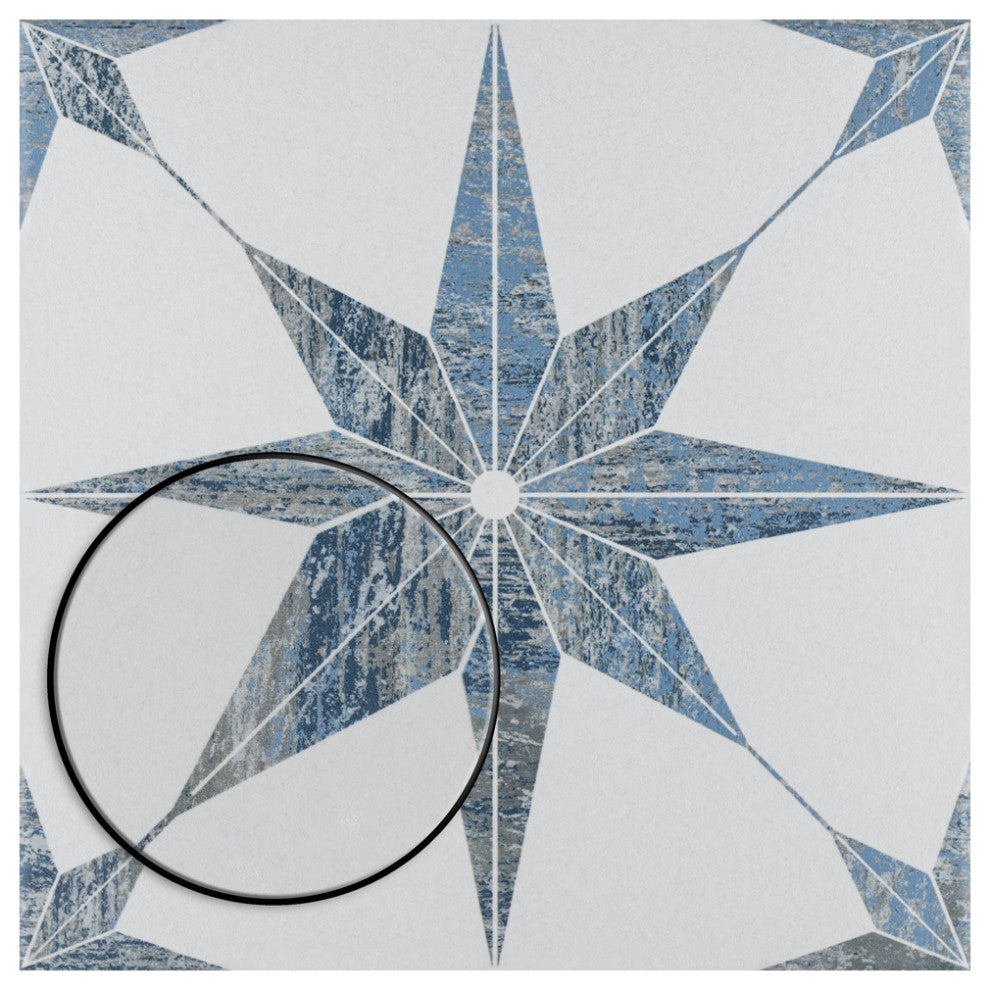 Cassis Stella Porcelain Floor and Wall Tile Sample