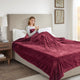 Beautyrest Heated Plush Blanket, Red