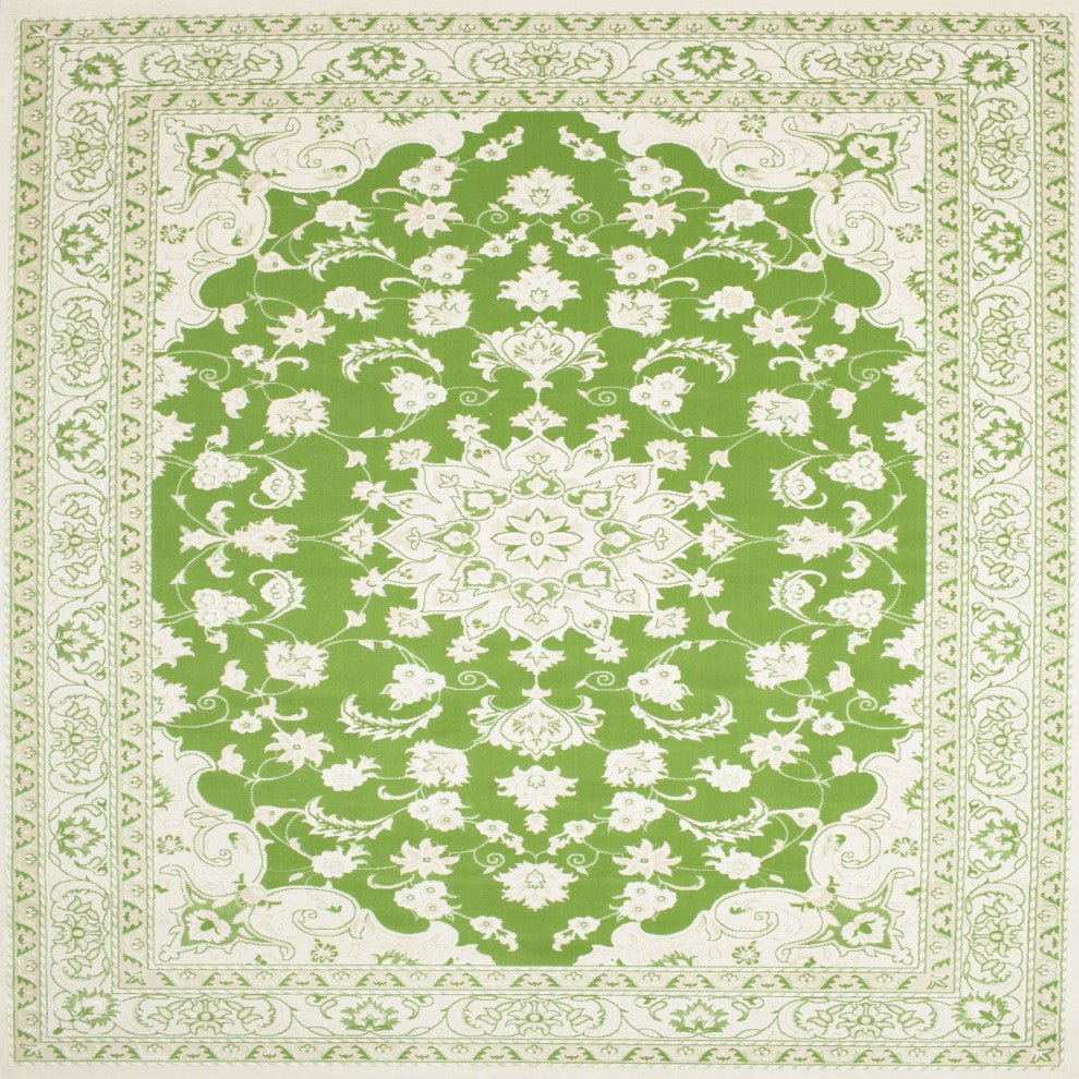 Ahgly Company Indoor Square Traditional Area Rugs, 7' Square