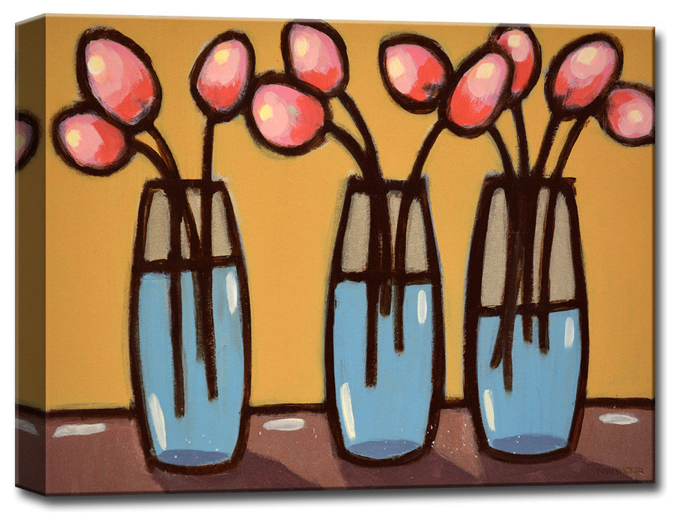Ready2HangArt 'III Bouquets' by Normanyatt Jr. Wrapped Art 20"