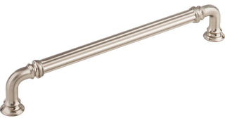Top Knobs TK324 Reeded 7 Inch Center to Center Handle Cabinet - Brushed Satin