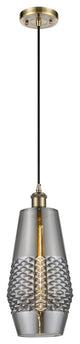 Innovations 516-1P-AB-G683-7-LED 1 Light 7" Mini Pendant, Antique Brass
