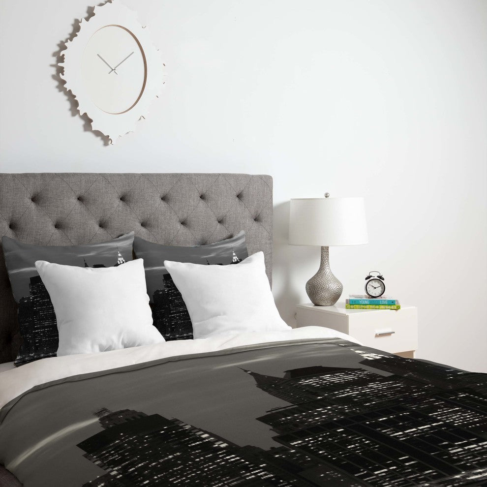 Deny Designs Leonidas Oxby New York Financial District Duvet Cover - Lightweight