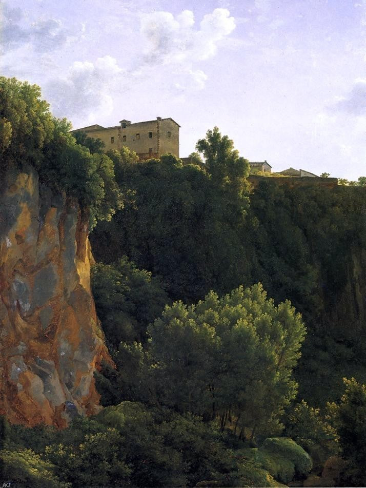 Jean-Joseph-Xavier Bidauld Gorge at Civita Castellana Wall Decal