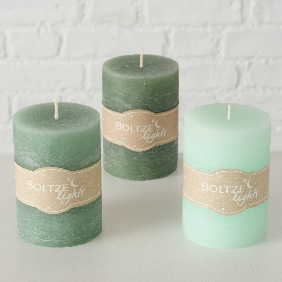 Spring Green Candle Set