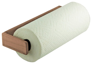 Teak Paper Towel Holder Wall Mount
