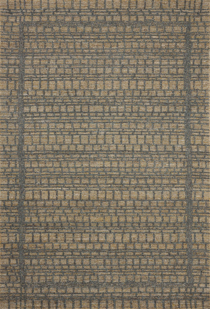 Loloi Elias Wheat / Charcoal 2''-3" x 3''-9" Accent Rug