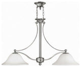 Bolla Brushed Nickel Two Light Linear