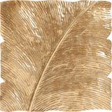 Howard Elliott Square Leaf Wall Decor Antique Gold Medium