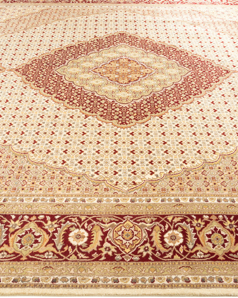 Mogul, One-of-a-Kind Hand-Knotted Area Rug Ivory, 8' 1" x 10' 2"