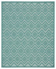 Nourison Versatile 8' x 10' Aqua/Teal Modern Area Rug