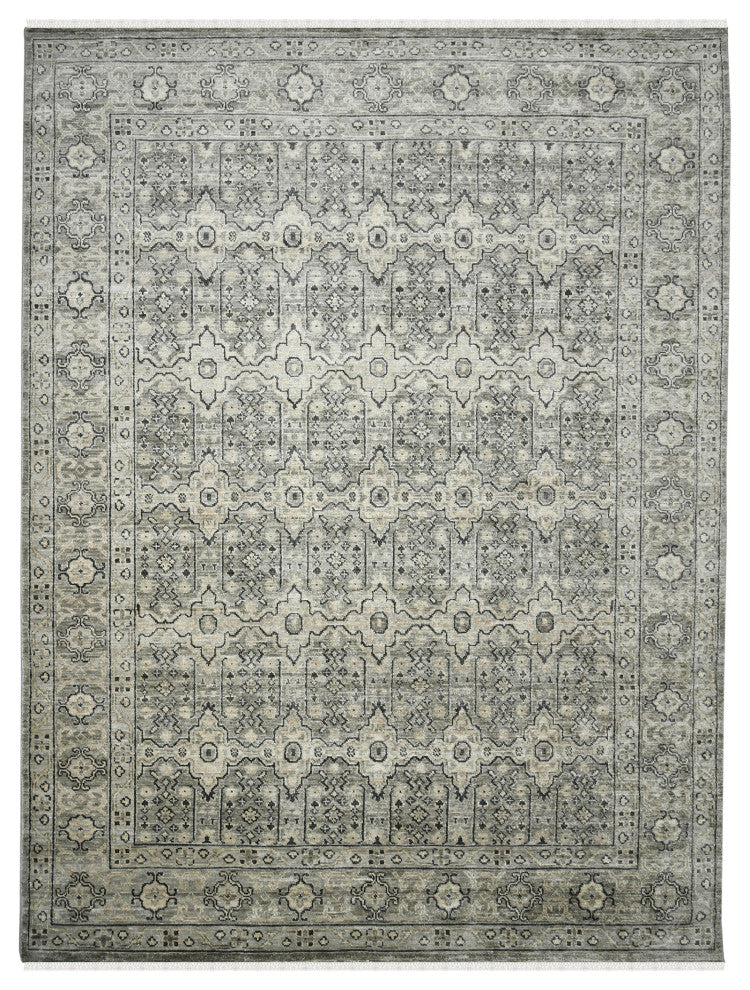 Blu Amerson Area Rug, Gray, 9' x 12', Geometric