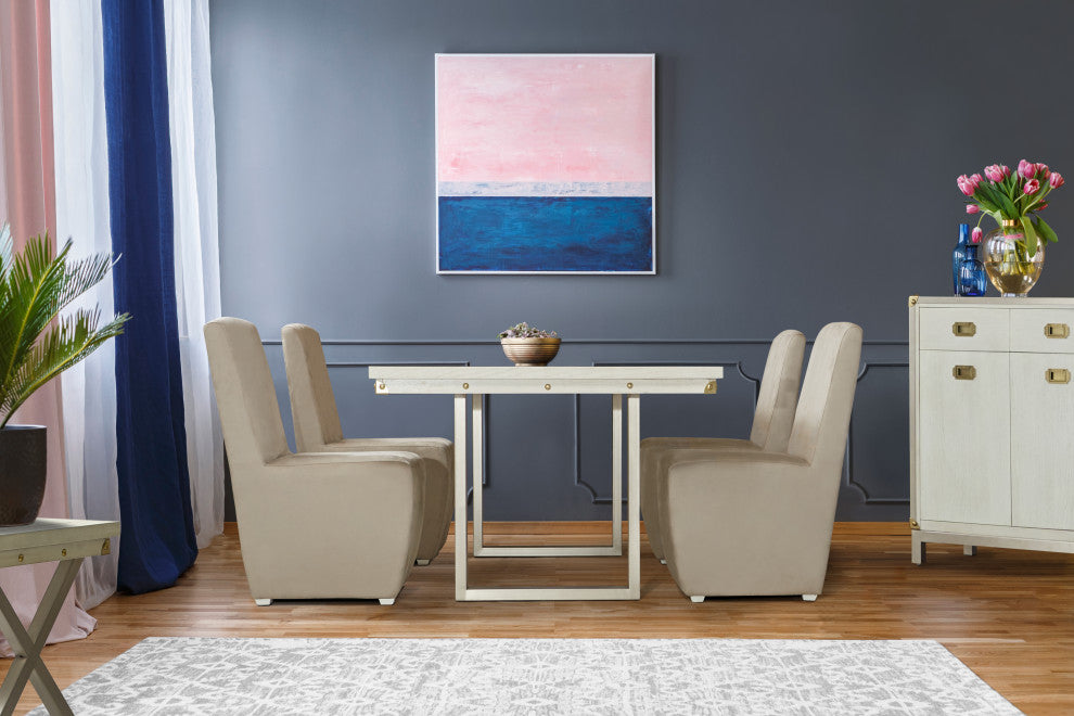 Menlo Station Dining Side Chair, Set of 2 - Eucalyptus Gray