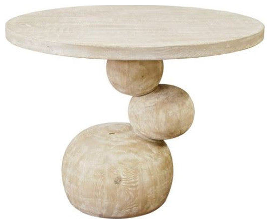 Reclaimed Lumber Boulder Breakfast Table