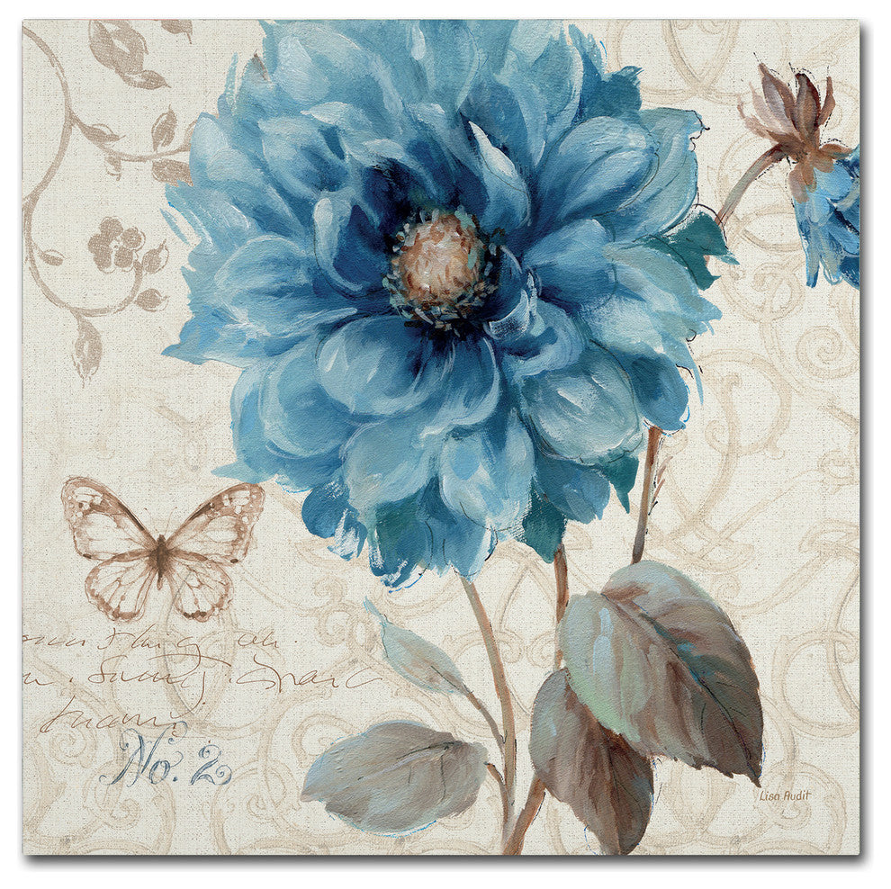 'A Blue Note II' Canvas Art by Lisa Audit
